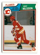 1983-84 Kent Nilsson O-Pee-Chee OPC - Calgary Flames