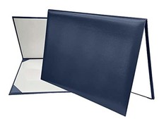 Smooth Diploma Holder Graduation Certificate Cover 8 1/2" x 11" 1 Pack Navy