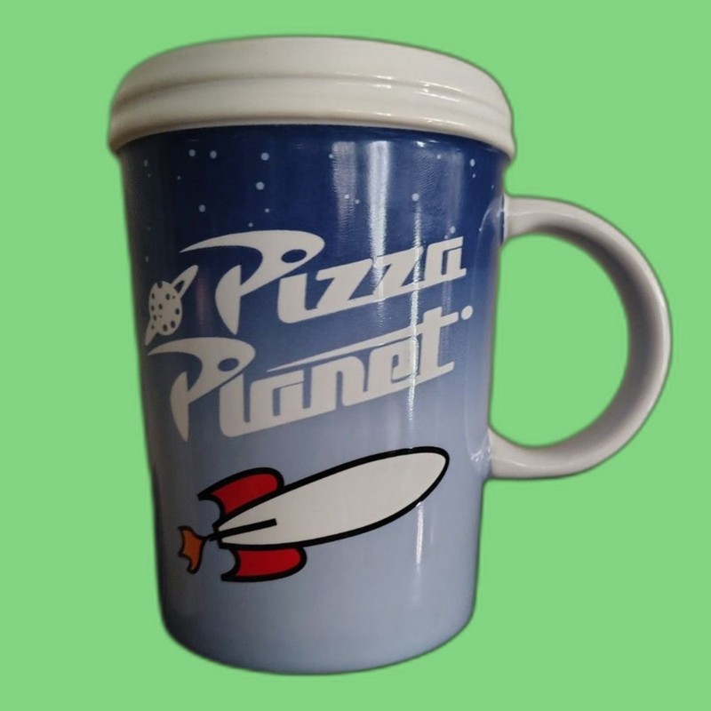 Vintage Disney Pixar Toy Story Pizza Planet Ceramic Coffee Mug – Official Disney