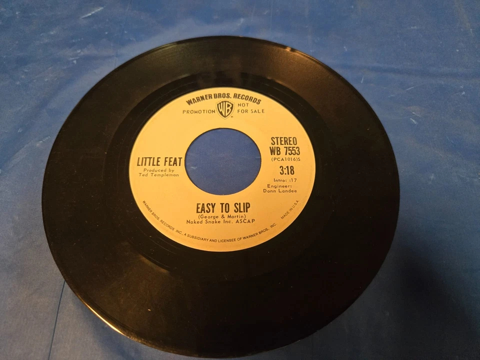 Little Feat – Easy To Slip - 7" PROMO VINYL SINGLE - Image 2 of 3