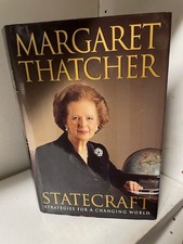 Statecraft SIGNED by Margaret Thatcher (2002 Hardcover  1st UK Edition