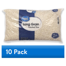 (10 Pack)  Long Grain Enriched Rice, 32 Oz