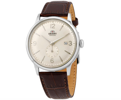 Orient Men's Bambino Classic Automatic Beige Dial Watch - RA-AP0003S30B NEW