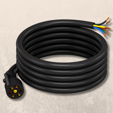 Rv Trailer Plug Wire Connector Inline Cord 7 Pin Inline Harness Kit 8 Feet 7way