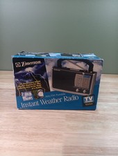 Emerson Instant Weather AM/FM Portable Radio Clock Model RP6250 New