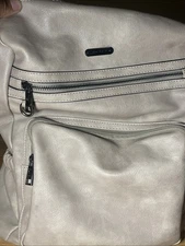 Cluci Brown Backpack Purse In Good Condition