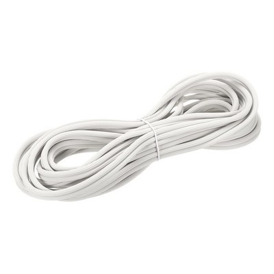 Screen Spline, 15M/49.21Ft Silicone Window Sealing Strip, 6mm OD White