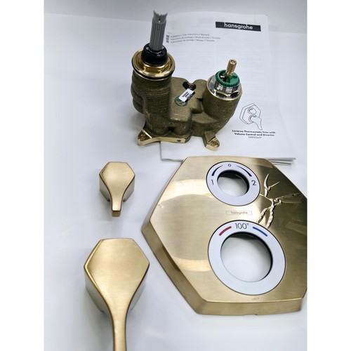 hansgrohe 04820250 Locarno Two Function Valve Trim Only - Brushed Gold *READ - Picture 4 of 11
