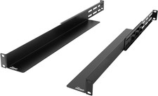 Tecmojo 1U Adjustable Rack Shelf for Servers, 120Lbs Capacity, 20.9-32In Depth