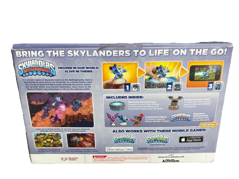 Skylanders Battlegrounds Mobile Starter Pack para iPod/iPad/iPhone Portal + Figuras Foto 2 de 2