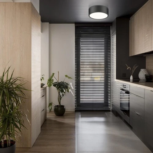 Z-Lite 1017F12-MB-LED Coronado Flush Mount Matte Black - Picture 2 of 8