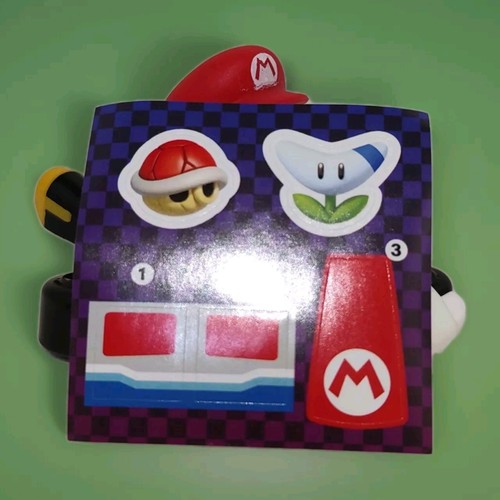 McDonald's Happy Meal Mario Kart Toy 2024 - Mario on White Kart Nintendo - Picture 21 of 22