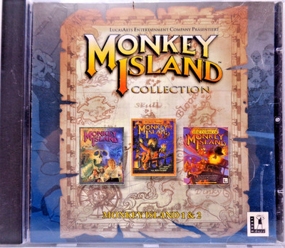 IBM PC -- MONKEY ISLAND COLLECTION (LUCASART - CD-ROM) #MONKEY ISLAND 1 & 2