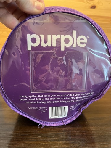 Purple Pillow In Original Carrying Bag  And Pillow Sack Perfect Condition  - Picture 3 of 4