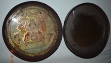 NEPAL HINDU, TRAVELING SHAMAN ALTAR, BRASS 6" 1900S