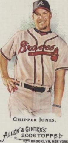 2008 Topps Allen & Ginter's - Chipper Jones #175 for sale | eBay