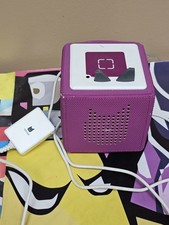Tonies Toniebox Audio Box Player Learning Education Purple with Charger