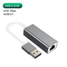 USB LAN RJ45 Ethernet Adapter 3.0 Type C to RJ45 Conversion Interface