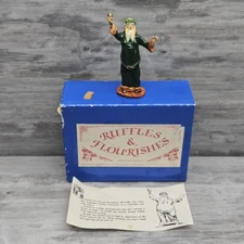 Father Christmas English Santa Ruffles & Flourishes Figure VALIANT Metal 2 1/2"