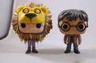 Barnes & Noble Exclusive Funko Pop! Harry Potter w/ 2 wands  Luna Lion 47 118