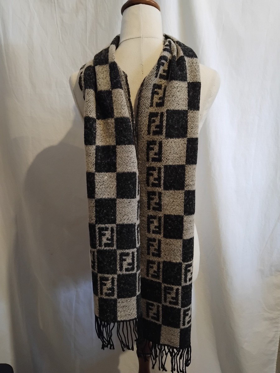 Vintage Fendi Wool Scarf 160cm X 30cm | eBay