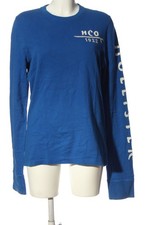 HOLLISTER Felpa Donna Tuta da ginnastica Taglia IT 40 blu-bianco stile casual