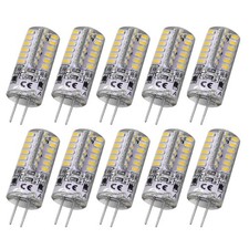 RAYHOO 10pcs G4 Base LED Light Bulbs, Warm White 3000K, 3 Watt Equivalent to ...