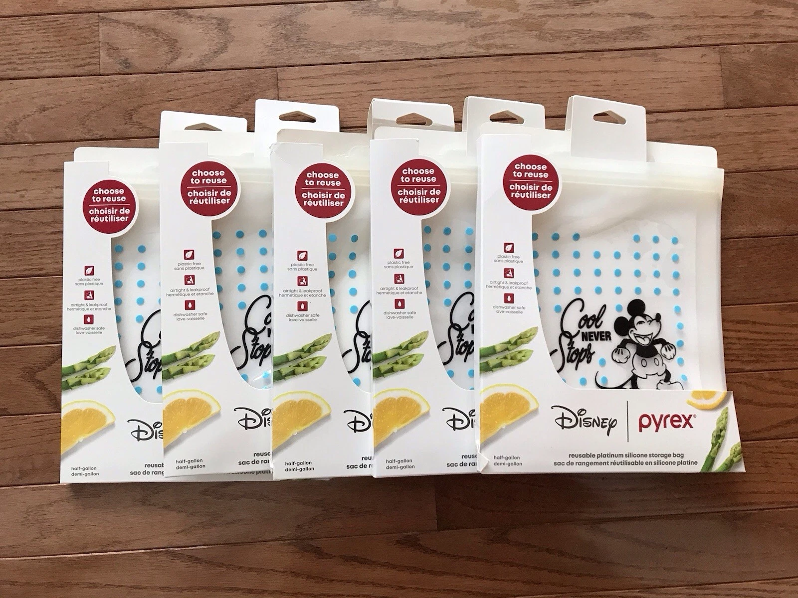 Star Wars Pyrex Platinum Silicone Storage Bags Half Gallon Darth Vader Set Of 5
Opens in a new windo