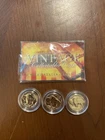 1928 1936 1937 24K GOLD PLATED BUFFALO NICKELS INDIAN HEAD W/ COA - LOT OF 3