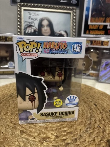 Funko Pop Naruto Shippuden Sasuke Uchiha Funko Exclusive! #1436 Glow in the Dark