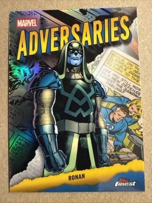 2026 Topps Finest Fantastic Four Adversaries Insert Card AD-15 Ronan