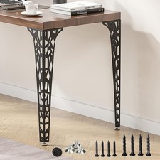 Metal HairpinTable Legs Set of 4  Industrial Dining Furniture Legs, Heavy-Duty...