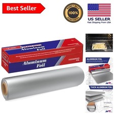 Extra Tough Commercial Grade Aluminum Foil 18" x 500' - Perfect for Restaurants