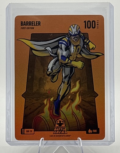 Bo Jackson Battle Arena Barreler Orange fire Battlefoil #OBF-70 Cooper Kupp
