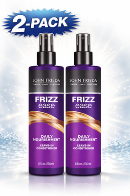 *PACK OF 2* John Frieda Frizz Ease DAILY NOURISHMENT Leave-in Conditioner 8 oz