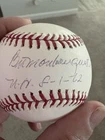 Bill Monbouquette Autographed Baseball No Hitter Inscription Tristar COA HOF