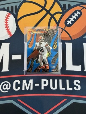 2025 Topps Finest Shedeur Sanders Torches Blue Refractor /99 T-2