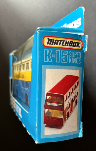 Matchbox SuperKings K-15 - Bradford Telegraph & Argus - Blue & White - Boxed - Picture 14 of 14