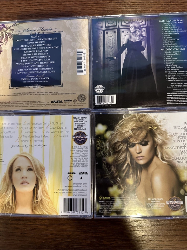 CARRIE UNDERWOOD lot of 8 CDs Foto 2 de 4