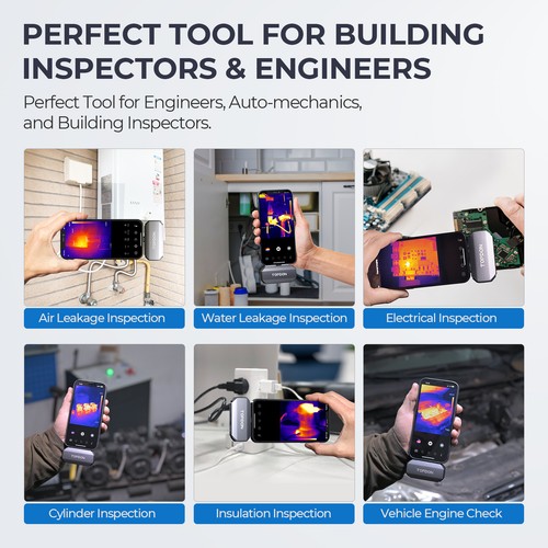 TOPDON TC002 Portable Thermal Camera 256 x 192 High IR for iOS iPhone & iPad AU - Picture 12 of 19