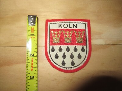 Vintage 1950s Koln patch NICE Germany