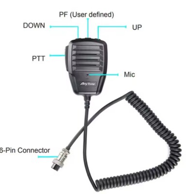 Anytone AT-6666 Pro Microphone