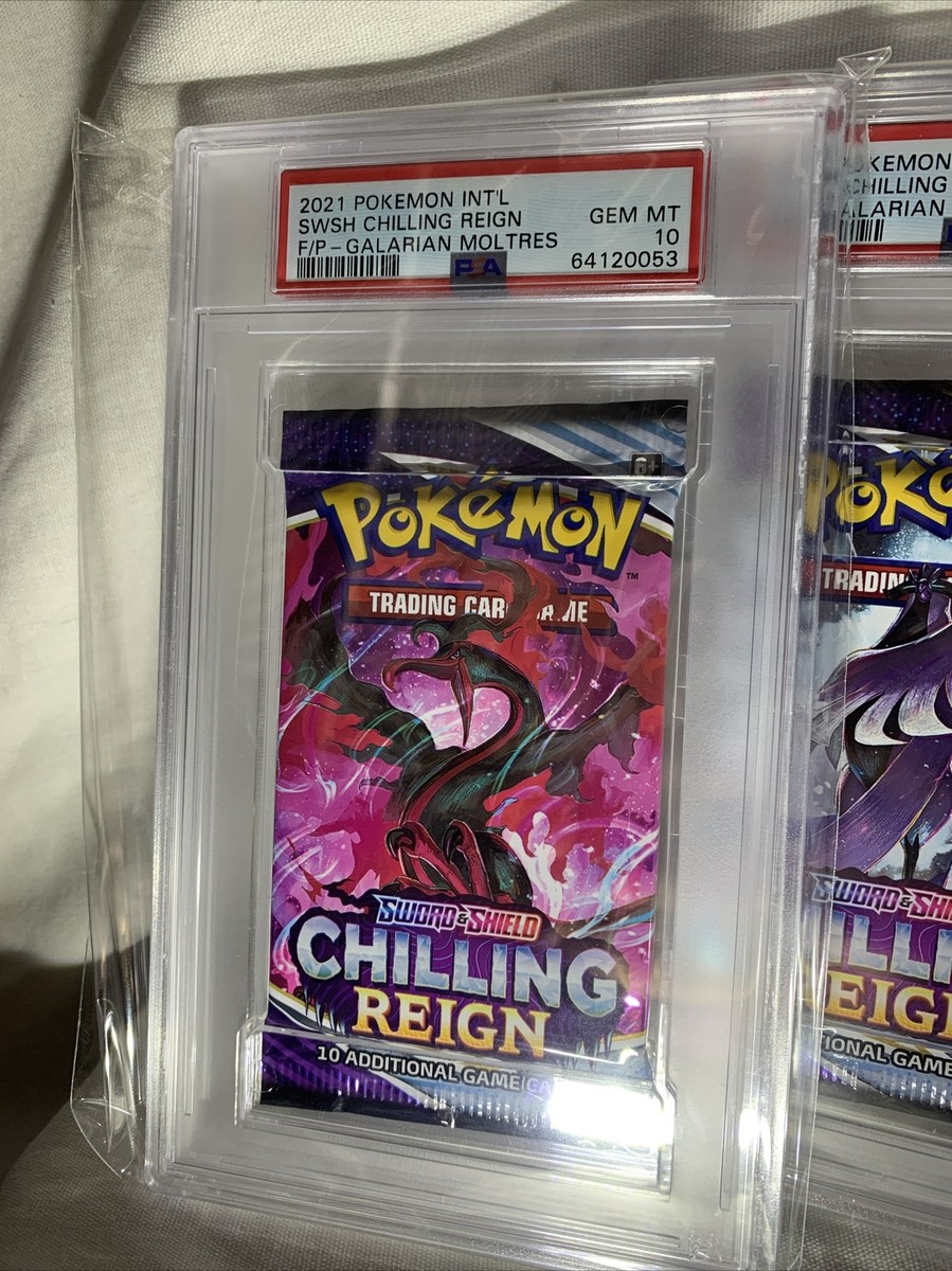 PSA Graded 10,8,8 Pokemon Chilling Reign Booster Pack Set Sword Shield 2021 TCG | eBay PSA Graded 10,8,8 Pokemon Chilling Reign Booster Pack Set Sword Shield 2021 TCG | eBay
