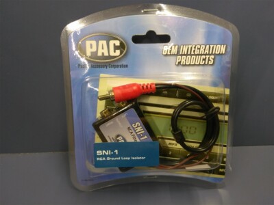PAC SNI-1 RCA Ground Loop Noise Isolator - RCA Noise Filter