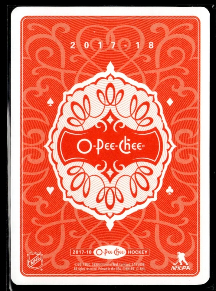 2017-18 O-Pee-Chee Playing Cards Vincent Trocheck #2C - Image 2 of 2