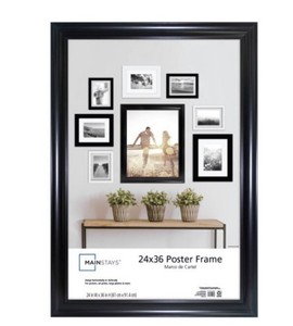 Burnes Poster Frame Wall Mountable Horizontal 24/" X 36/" Insert Vertical