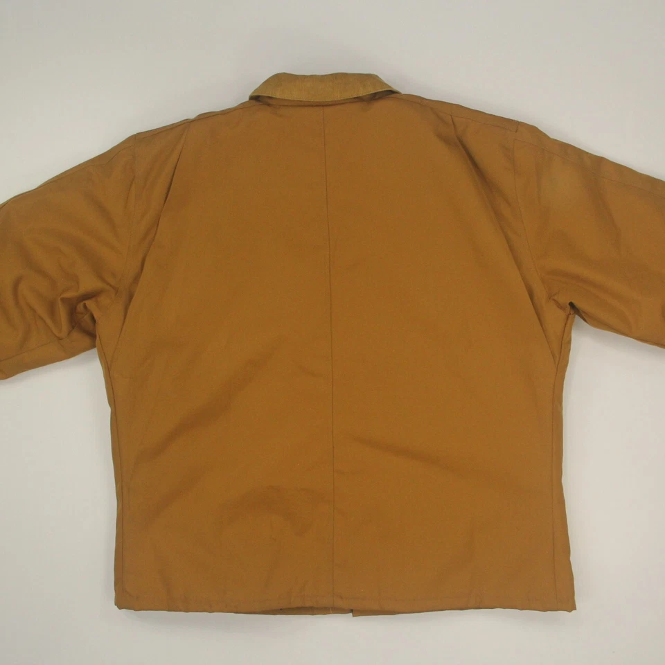 Duke Haband мужской Chore сарая работы пальто куртка размер XL желтовато-коричневый вельветовый воротник выстеганная - Изображение 2 из 4