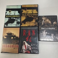 Akira Kurosawa Lot of 5 DVDs Criterion Collection