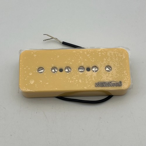 Classic WO90 Guitar Pickups 2 Pcs Cream P90 Soap Bar Single Coil Neck+Bridge - Picture 6 of 7