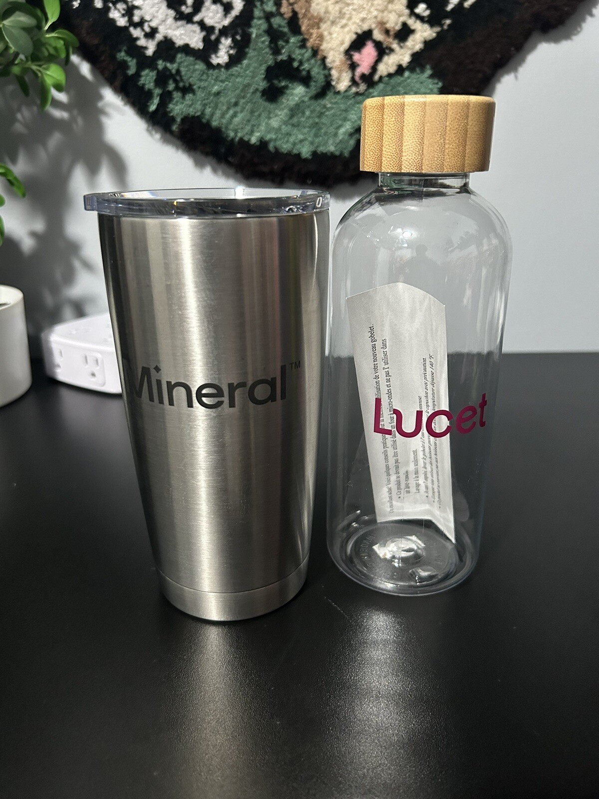 Yeti Stainless Steel tumbler 20 oz with Lid & Lucet Bottle